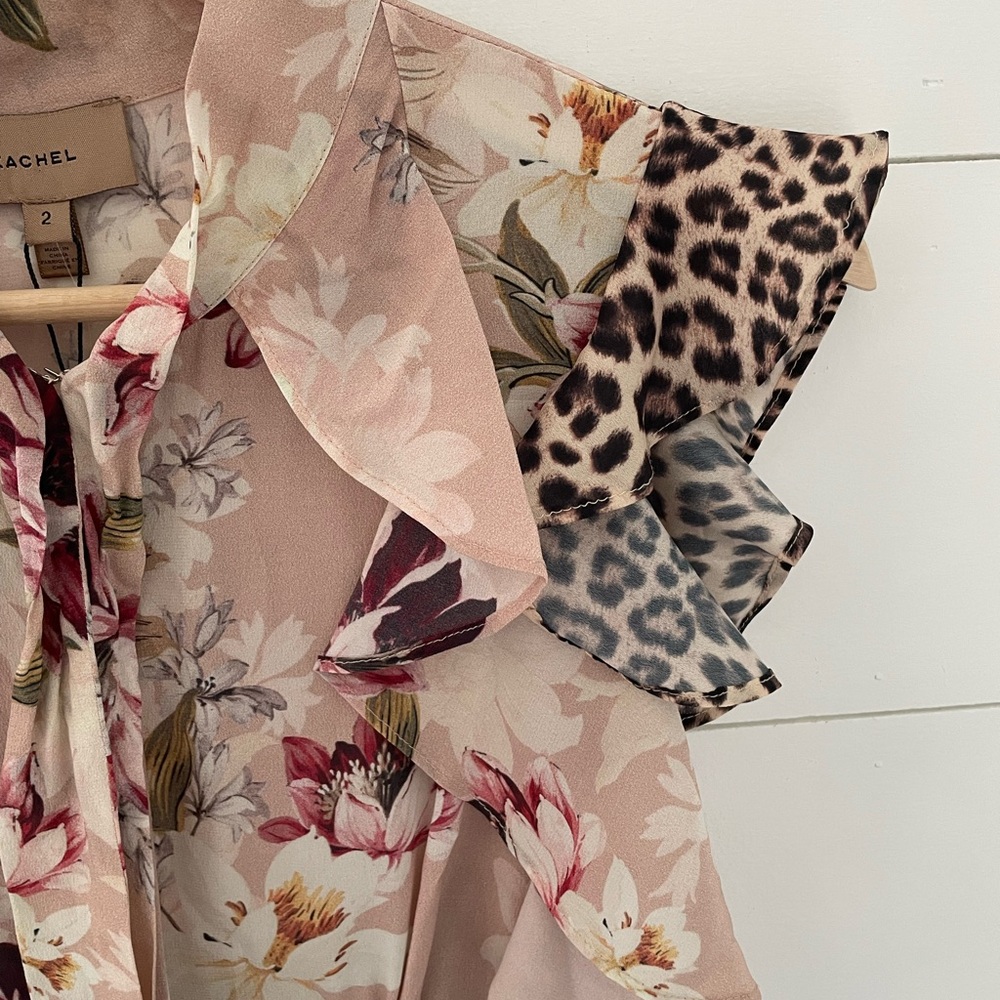 Kachel x Anthropologie Sedona Sunrise Silk Dress - Picture 7 of 11